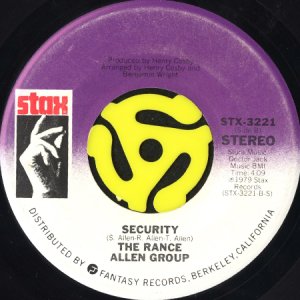 画像2: THE RANCE ALLEN GROUP / SMILE b/w SECURITY (45's) (VINYL PRESS) (2)
