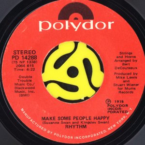 画像2: RHYTHM / FIND YOURSELF SOMEBODY TO LOVE (45's) (2)