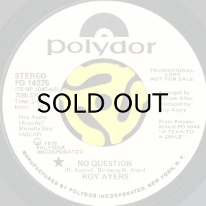 画像1: ROY AYERS / NO QUESTION b/w MAGIC LADY (45's) (WHITE PROMO) (1)
