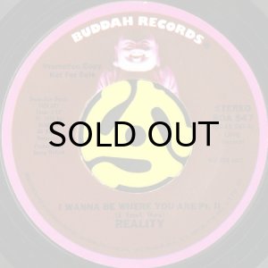 画像2: REALITY / I WANNA BE WHERE YOU ARE (45's) (PROMO) (2)