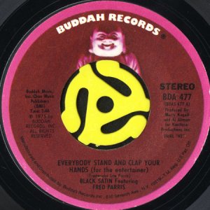 画像1: BLACK SATIN / EVERYBODY STAND AND CLAP YOUR HANDS (45's) (1)