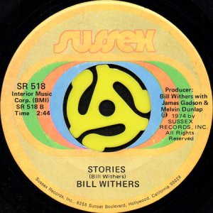 画像2: BILL WITHERS / YOU b/w STORIES (45's) (2)