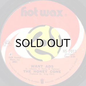 画像1: THE HONEY CONE / WANT ADS b/w WE BELONG TOGETHER (45's) (1)