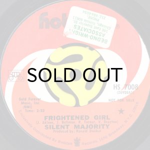 画像1: SILENT MAJORITY / FRIGHTENED GIRL b/w COLORS OF MY LOVE (45's) (1)