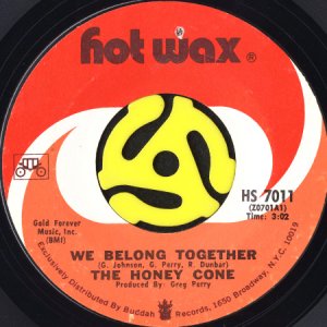 画像2: THE HONEY CONE / WANT ADS b/w WE BELONG TOGETHER (45's) (2)