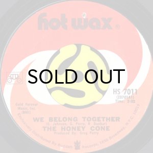 画像2: THE HONEY CONE / WANT ADS b/w WE BELONG TOGETHER (45's) (2)
