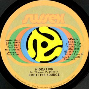 画像1: CREATIVE SOURCE / MIGRATION b/w I JUST CAN'T SEE MYSELF WITHOUT YOU (45's) (1)