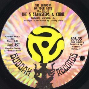 画像1: THE 5 STAIRSTEPS & CUBIE / THE SHADOW OF YOUR LOVE b/w BAD NEWS (45's) (1)