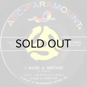 画像2: THE IMPRESSIONS / I'M SO PROUD b/w I MADE A MISTAKE (45's) (2)