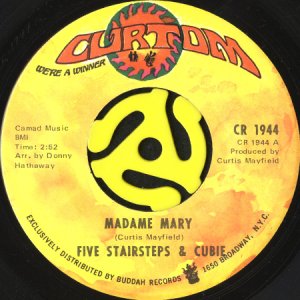 画像1: FIVE STAIRSTEPS & CUBIE / MADAME MARY b/w LITTLE BOY BLUE (45's) (1)