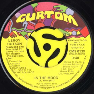 画像2: LEROY HUTSON / IN THE MOOD (45's) (PROMO) (2)