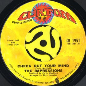 画像1: THE IMPRESSIONS / CHECK OUT YOUR MIND (45's) (1)