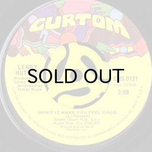 画像2: LEROY HUTSON / I DO, I DO (WANT TO MAKE LOVE TO YOU) b/w DON'T IT MAKE YOU FEEL GOOD (45's) (2)