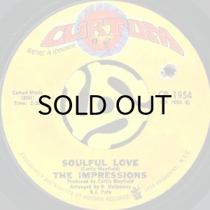 画像2: THE IMPRESSIONS / (BABY) TURN ON TO ME b/w SOULFUL LOVE (45's) (2)