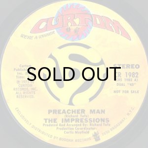 画像2: THE IMPRESSIONS / PREACHER MAN (45's) (PROMO) (2)