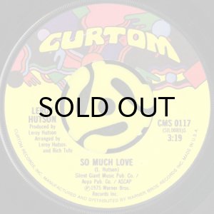 画像2: LEROY HUTSON / LOVER'S HOLIDAY b/w SO MUCH LOVE (45's) (2)