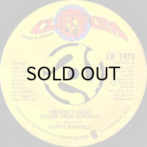 画像1: CURTIS MAYFIELD / FREDDIE'S DEAD b/w UNDERGROUND (45's) (1)
