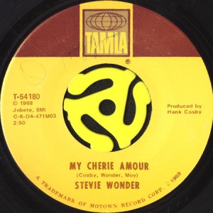 画像1: STEVIE WONDER / MY CHERIE AMOUR (45's) (1)