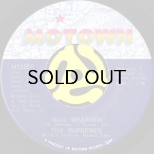 画像1: THE SUPREMES / BAD WEATHER (45's) (1)
