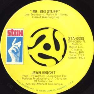 画像1: JEAN KNIGHT / MR. BIG STUFF (45's) (1)