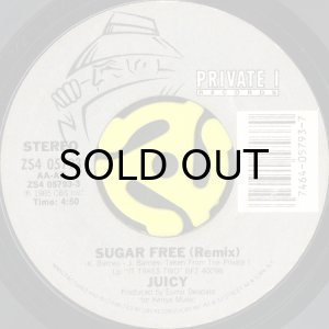 画像1: JUICY / SUGAR FREE (REMIX) (45's) (1)