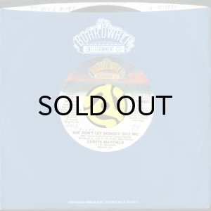 画像3: CURTIS MAYFIELD / SHE DON'T LET NOBODY BUT ME (45's) (3)