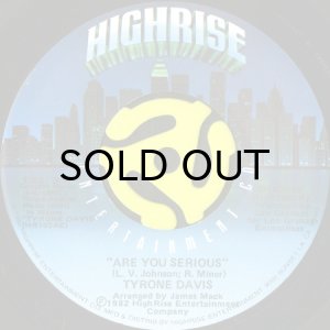 画像1: TYRONE DAVIS / ARE YOU SERIOUS b/w OVERDUE (45's) (1)