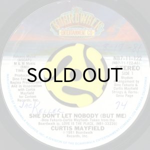 画像1: CURTIS MAYFIELD / SHE DON'T LET NOBODY BUT ME (45's) (1)