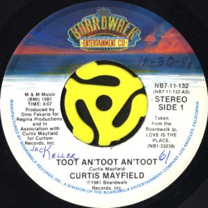 画像1: CURTIS MAYFIELD / TOOT AN'TOOT AN'TOOT b/w COME FREE YOUR PEOPLE (45's) (VINYL PRESS) (1)