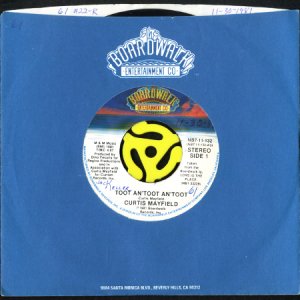 画像3: CURTIS MAYFIELD / TOOT AN'TOOT AN'TOOT b/w COME FREE YOUR PEOPLE (45's) (VINYL PRESS) (3)