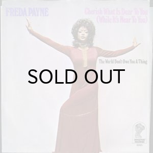 画像2: FREDA PAYNE / CHERISH WHAT IS DEAR TO YOU b/w THE WORLD DON'T OWE YOU A THING (45's) (PICTURE SLEEVE) (2)