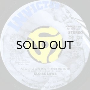 画像2: ELOISE LAWS / PUT A LITTLE LOVE INTO IT (WHEN YOU DO IT) (45's) (PROMO) (2)