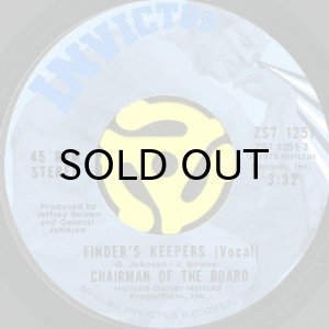 画像1: CHAIRMEN OF THE BOARD / FINDER'S KEEPERS (45's) (1)