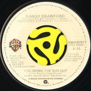 画像1: RANDY CRAWFORD / YOU BRING THE SUN OUT (45's) (1)