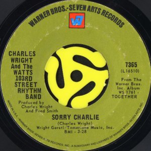 画像2: CHARLES WRIGHT AND THE WATTS 103RD STREET RHYTHM BAND / LOVE LAND (45's) (2)