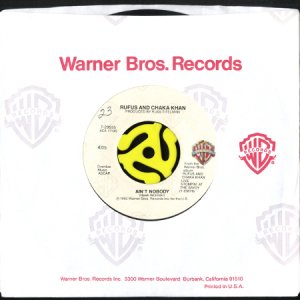 画像3: RUFUS AND CHAKA KHAN / AIN'T NOBODY b/w SWEET THING (LIVE) (45's) (3)