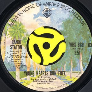 画像1: CANDI STATON / YOUNG HEARTS RUN FREE (45's) (1)