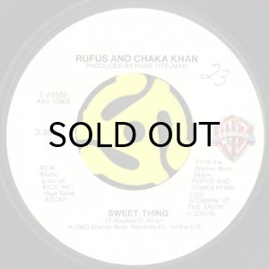 画像2: RUFUS AND CHAKA KHAN / AIN'T NOBODY b/w SWEET THING (LIVE) (45's) (2)