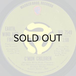 画像1: EARTH, WIND AND FIRE / C'MON CHILDREN (45's) (1)