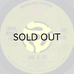 画像1: EARTH, WIND & FIRE / LOVE IS LIFE b/w THIS WORLD TODAY (45's) (1)