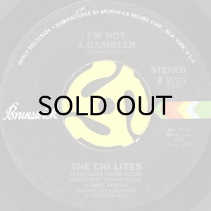 画像2: THE CHI-LITES / THE DEVIL IS DOING HIS WORK b/w I'M NOT A GAMBLER (45's)  (2)