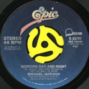 画像2: MICHAEL JACKSON / ROCK WITH YOU (45's) (2)