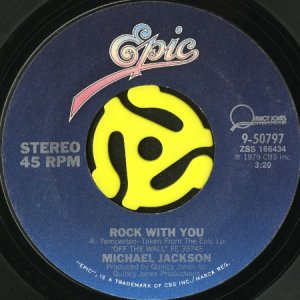 画像1: MICHAEL JACKSON / ROCK WITH YOU (45's) (1)