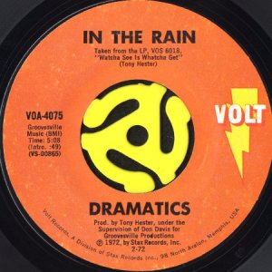 画像1: DRAMATICS / IN THE RAIN b/w (GIMME SOME) GOOD SOUL MUSIC (45's) (1)