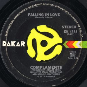 画像1: COMPLAMENTS / FALLING IN LOVE b/w CHICKENS (45's) (1)
