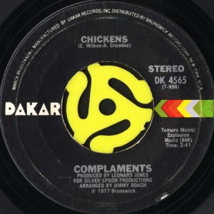 画像2: COMPLAMENTS / FALLING IN LOVE b/w CHICKENS (45's) (2)