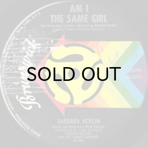 画像1: BARBARA ACKLIN / AM I THE SAME GIRL (45's) (1)
