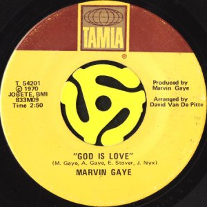画像2: MARVIN GAYE / WHAT'S GOING ON b/w GOD IS LOVE (45's) (2)