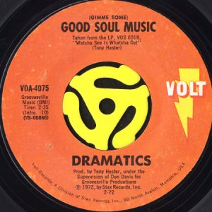 画像2: DRAMATICS / IN THE RAIN b/w (GIMME SOME) GOOD SOUL MUSIC (45's) (2)