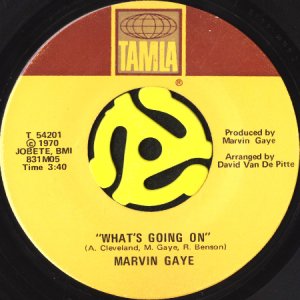 画像1: MARVIN GAYE / WHAT'S GOING ON b/w GOD IS LOVE (45's) (1)